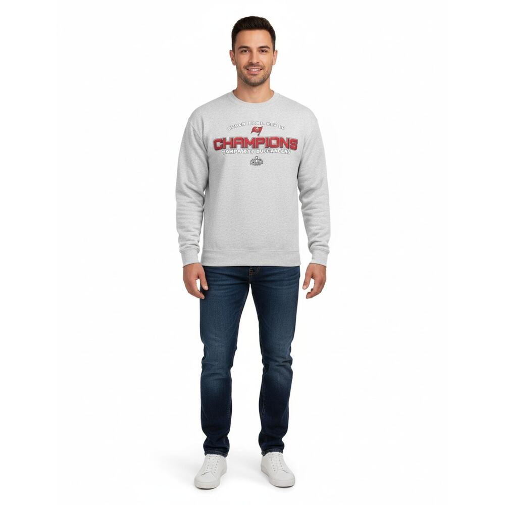 Tampa Bay Buccaneers Super Bowl XXXVII Champions Jerzees Size L Large Sweatshirt